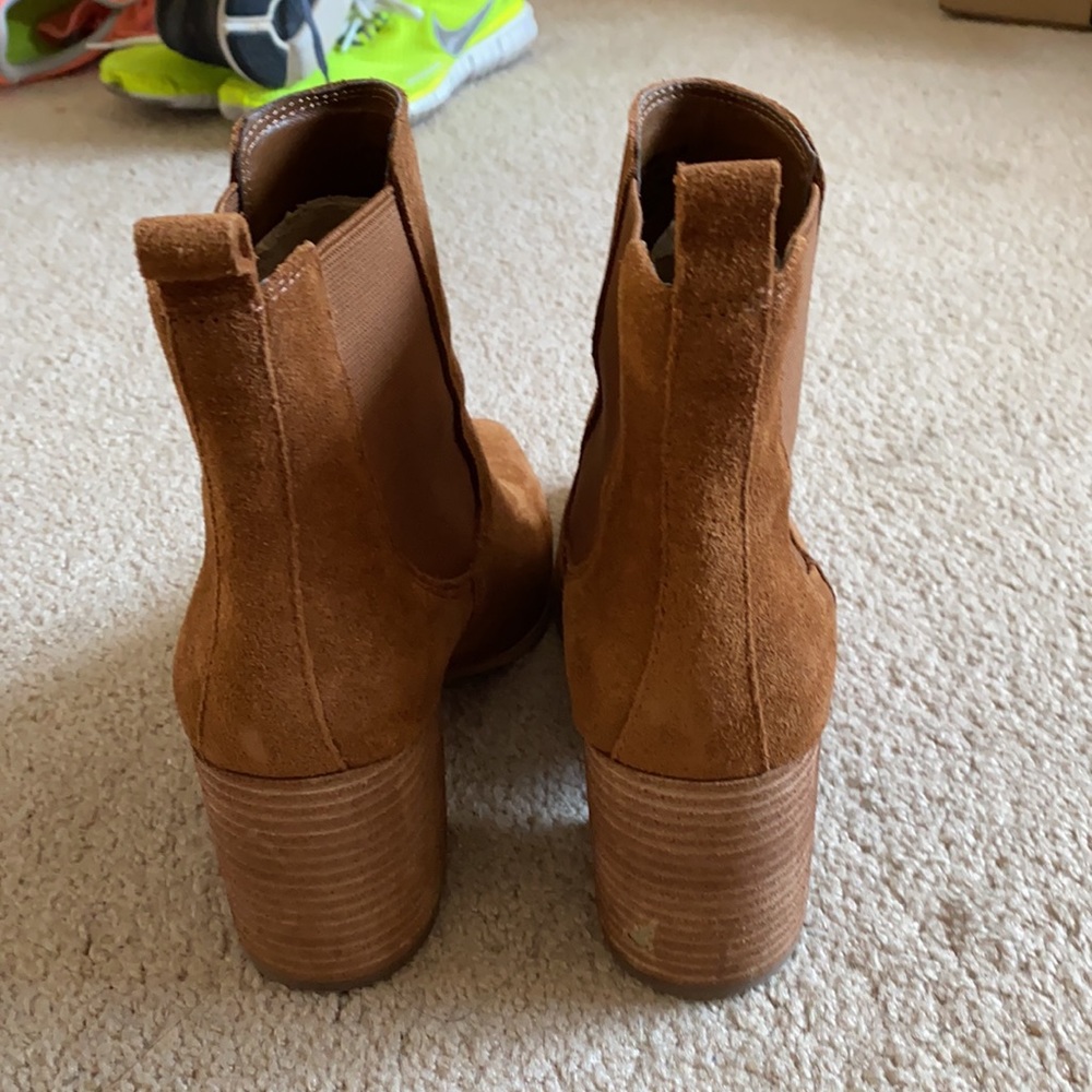 Steve Madden seude tan boots size 7.5 - Picture 3 of 9